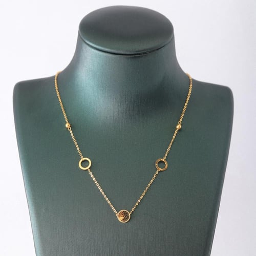 عقد ذهب صافي عيار 21