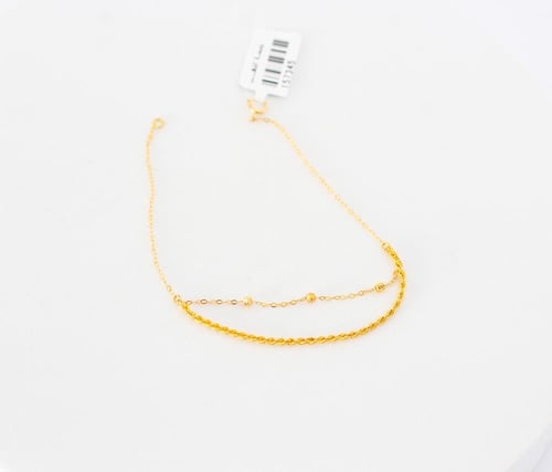 عقد ذهب عيار 21