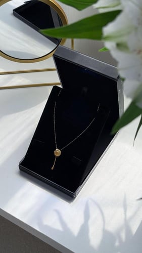 عقد ذهب كرسي جابر عيار 21 المميز الاكثر طلباً.