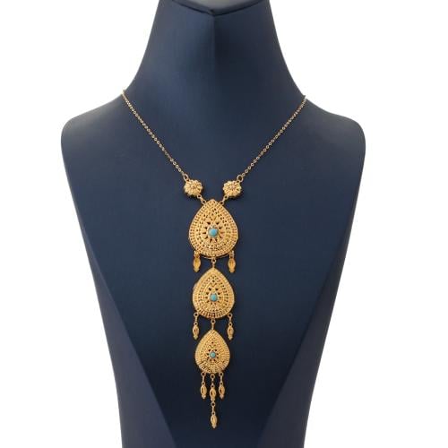 عقد ذهب عيار 21