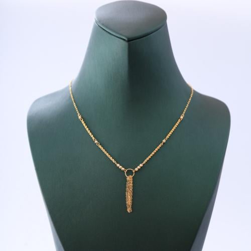 عقد ذهب عيار 21