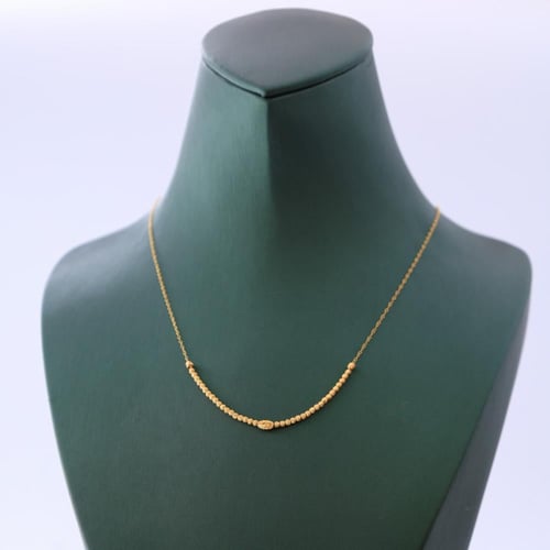 عقد ذهب عيار 21