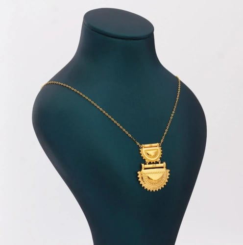 عقد البراشي ذهب عيار 21