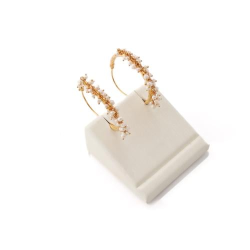 حلق ذهب عيار 21