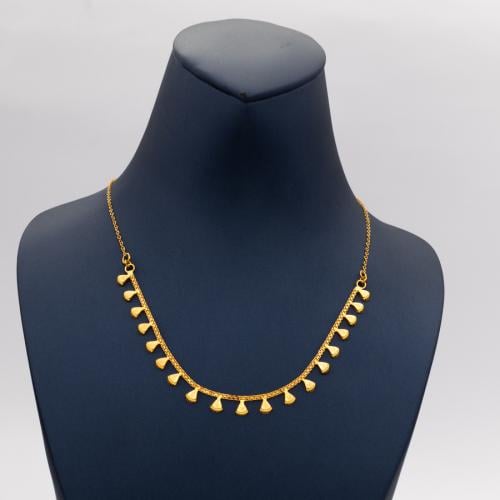 عقد ذهب عيار 21