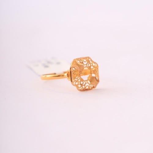 خاتم ذهب عيار 21