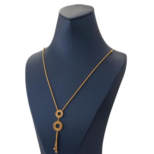 عقد ذهب عيار 21