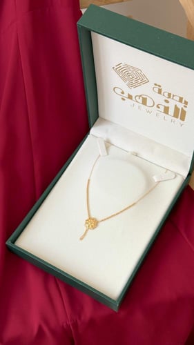 عقد كرسي جابر المبروم ذهب عيار 21