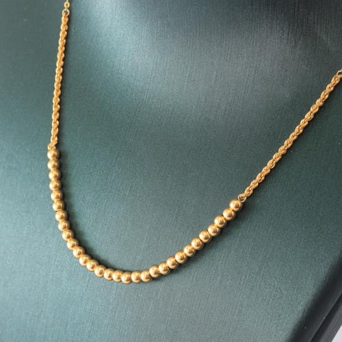 عقد ذهب صافي عيار 21