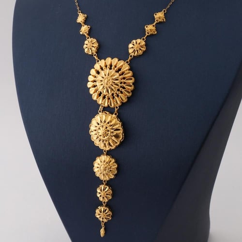 عقد كرسي جابر ذهب عيار 21