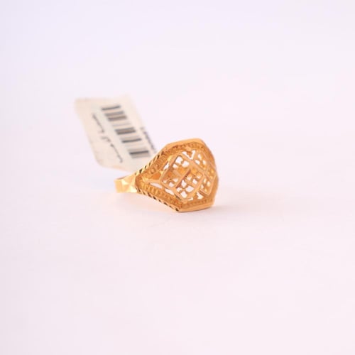 خاتم ذهب عيار 21