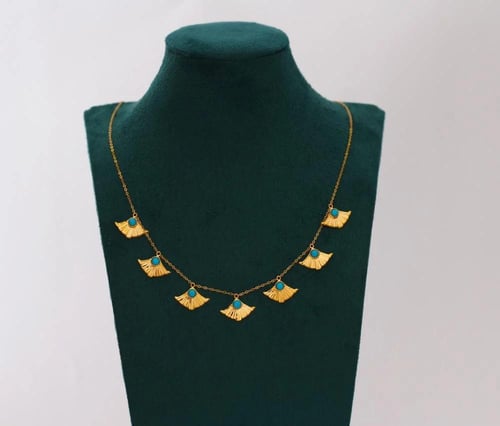 عقد البراشي ذهب عيار 21