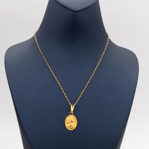 عقد ذهب عيار 21