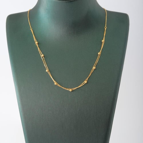 عقد ذهب صافي عيار 21