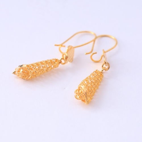 حلق ذهب عيار 21