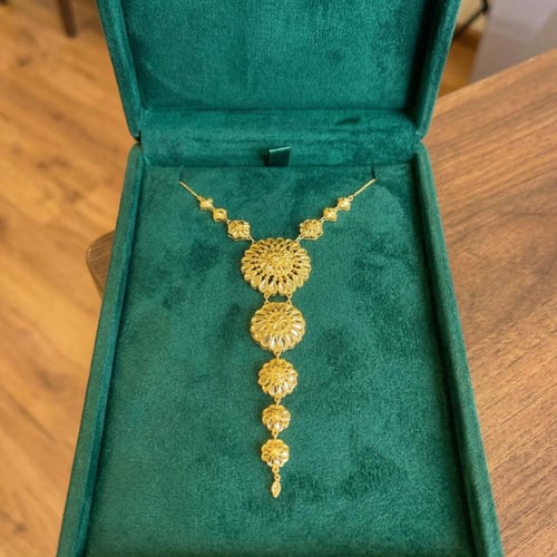 عقد كرسي جابر ذهب عيار 21