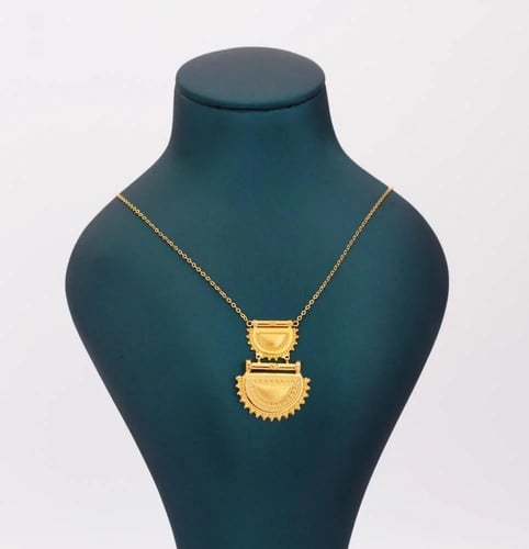 عقد البراشي ذهب عيار 21