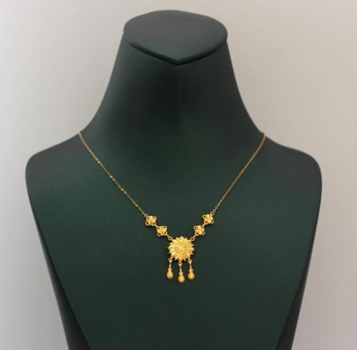 عقد كرسي جابر ذهب عيار 21