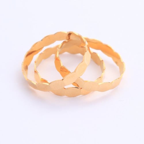 خاتم ذهب المرامي عيار 21