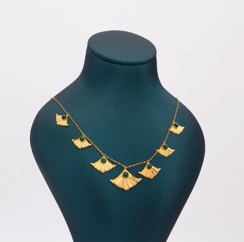 عقد البراشي ذهب عيار 21