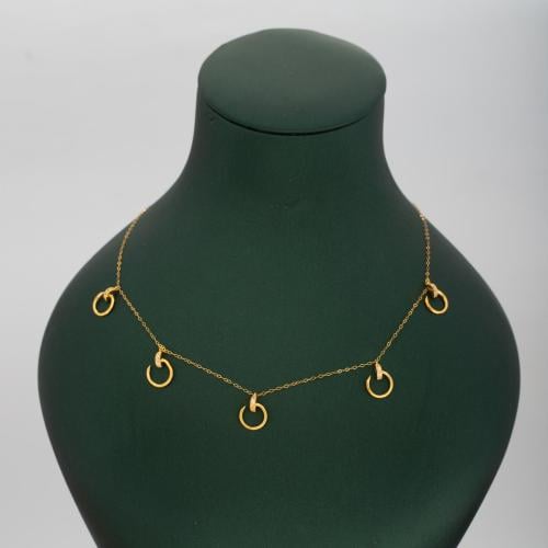 عقد ذهب عيار 21