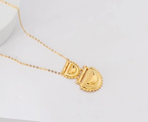 عقد البراشي ذهب عيار 21