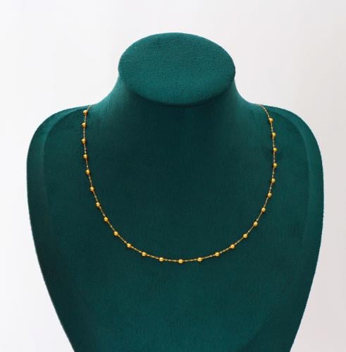 عقد ذهب عيار 21 االاكثر طلباً ايطالي