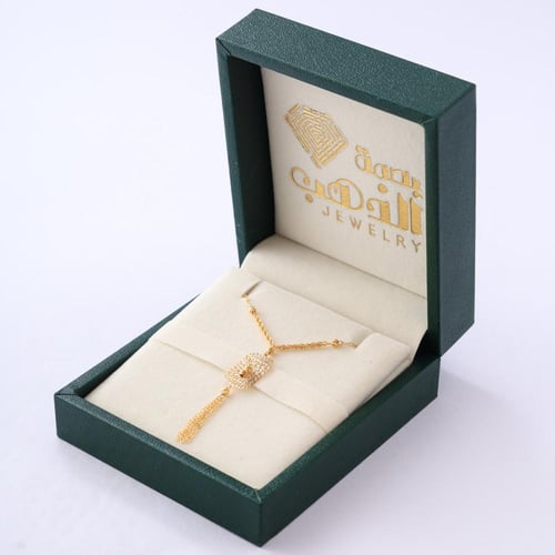 عقد ذهب عيار 21