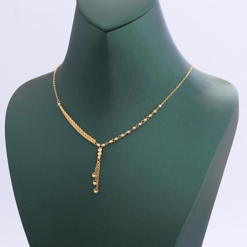 عقد ذهب عيار 21