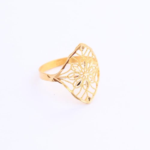 خاتم ذهب عيار 21