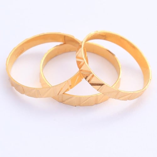 خاتم ذهب المرامي عيار 21