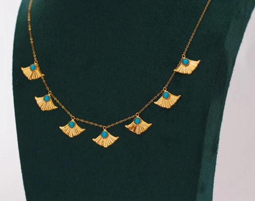 عقد البراشي ذهب عيار 21