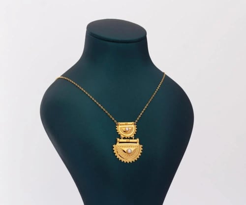 عقد البراشي ذهب عيار 21