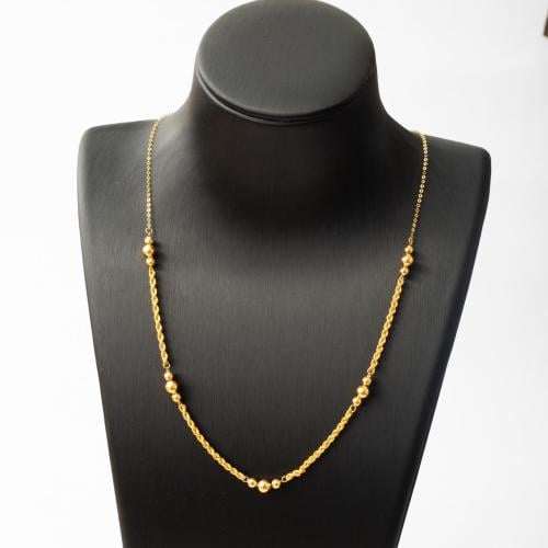 عقد ذهب عيار 21