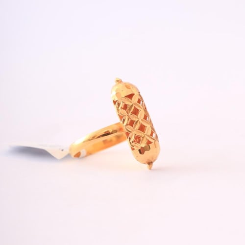 خاتم ذهب عيار 21