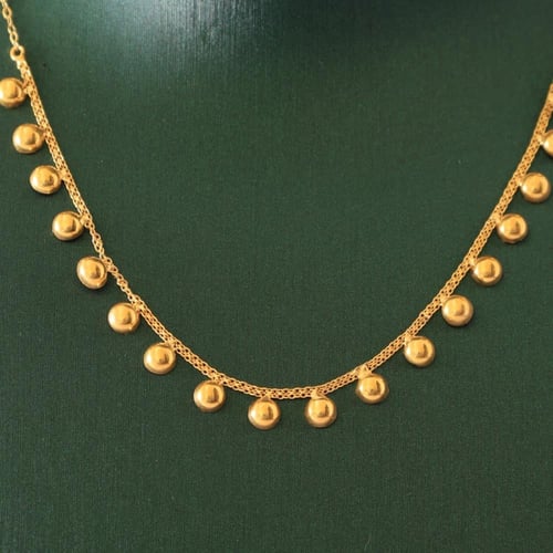 عقد ذهب صافي عيار 21 90