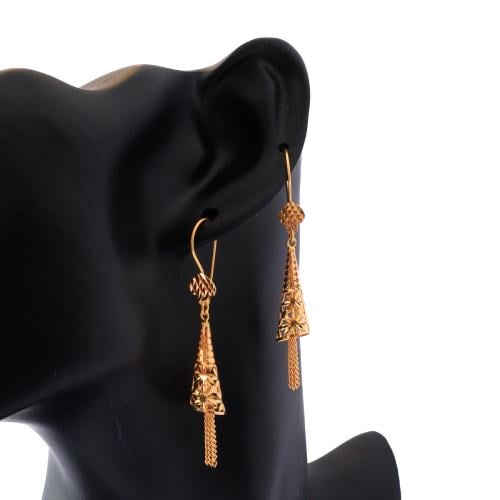 حلق ذهب عيار 21