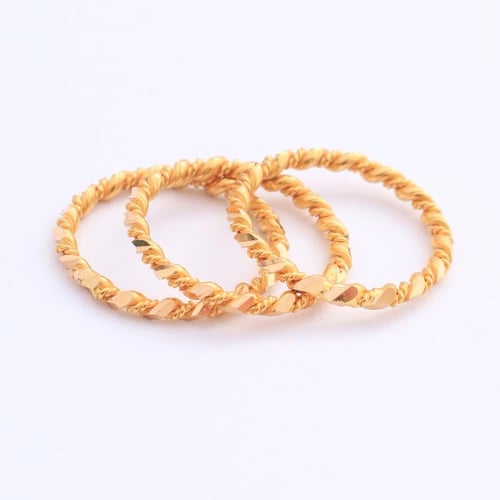 خاتم ذهب المرامي عيار 21