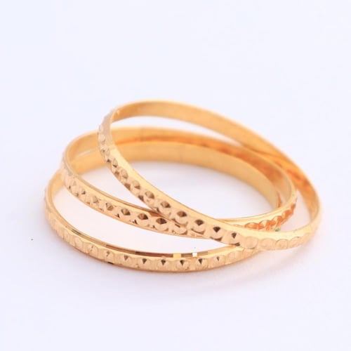 خاتم ذهب المرامي عيار 21