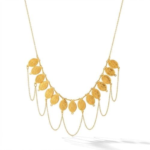 عقد ذهب صافي عيار 21