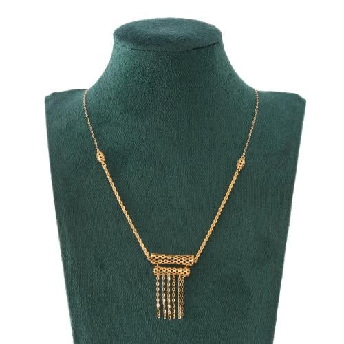 عقد ذهب عيار 21
