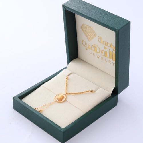 عقد ذهب عيار 21