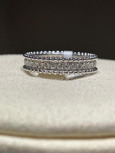 خاتم ألماس بتصميم مزدوج فاخر