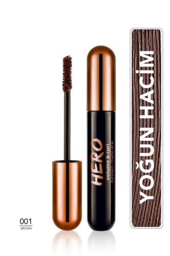 Flormar Mascara Hero Volume and Curl Brown