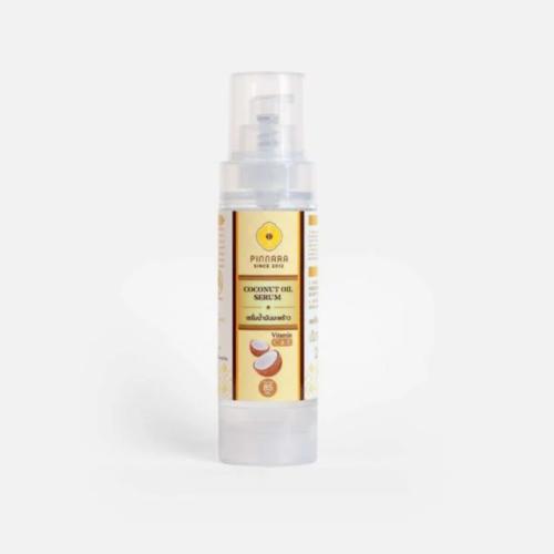 Coconut oil serum with vitamins C and E for face,...