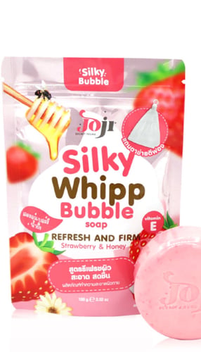 Strawberry and honey bubble soap from Gojii Secret...