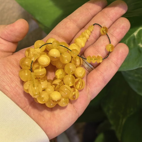 فاتوران تمليكة اصفر بتعريق وشفافية