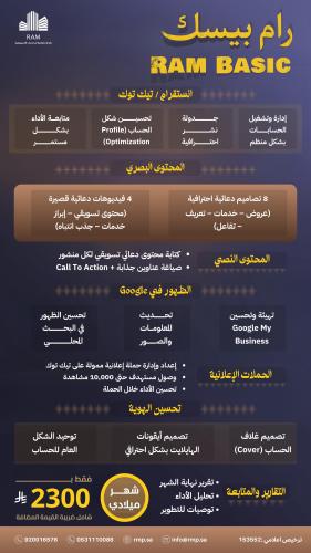 RAM Basic 1 Month Package