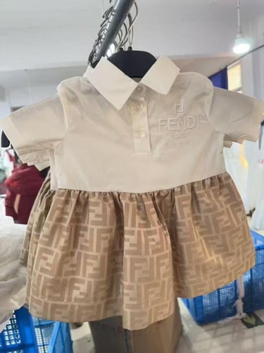 فستان فندي ( كيس الماركة مجاناً)