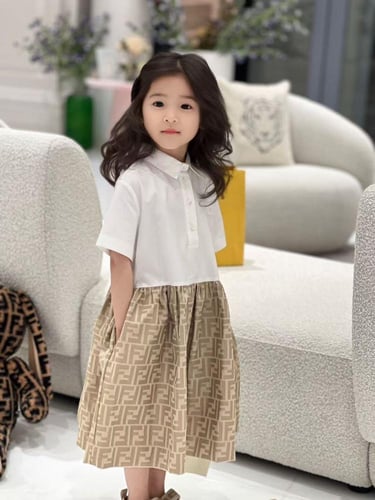 فستان فندي ( كيس الماركة مجاناً)